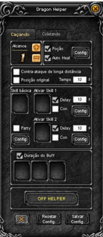 Aba Caçando da janela do Dragon Helper