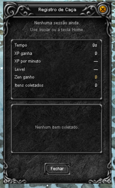 Registro de Caça, ainda sem sessão